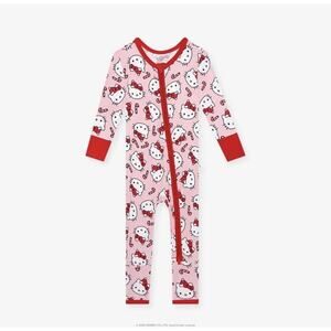 Posh Peanut Hello Kitty Candy Cane Convertible Romper Size 12-18 months VGUC